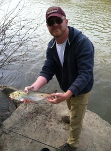 Cliff Hutt shad fishing